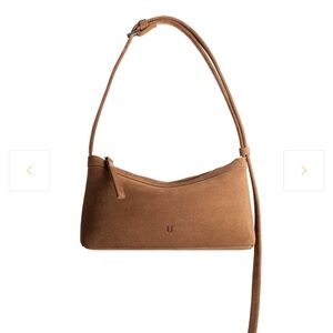 Toffee Suede Shoulder Bag